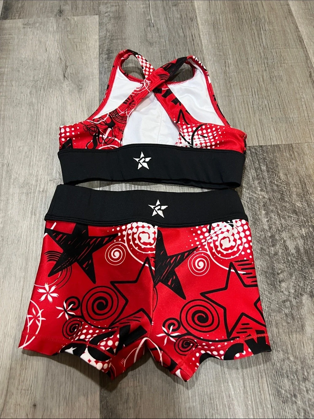 Rebel Athletic Rock City cheer set size YS